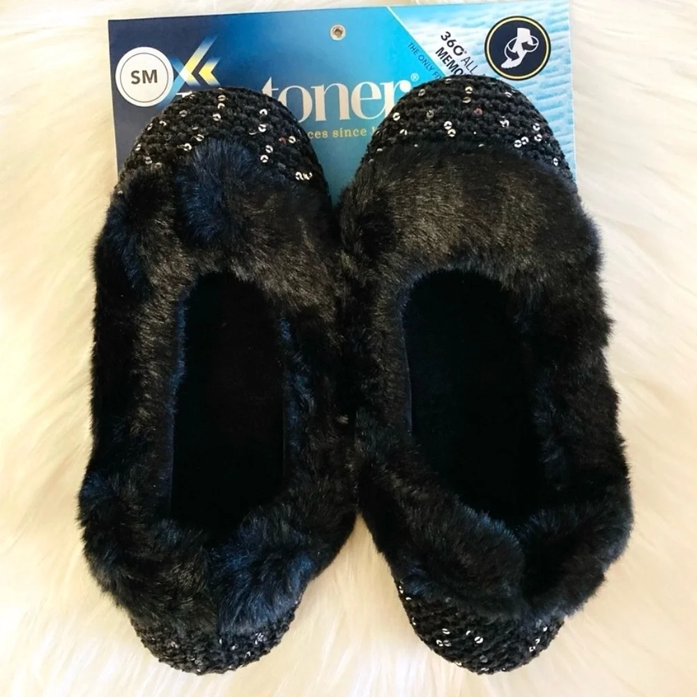 🆕 Isotoner Black Ballerina Slippers